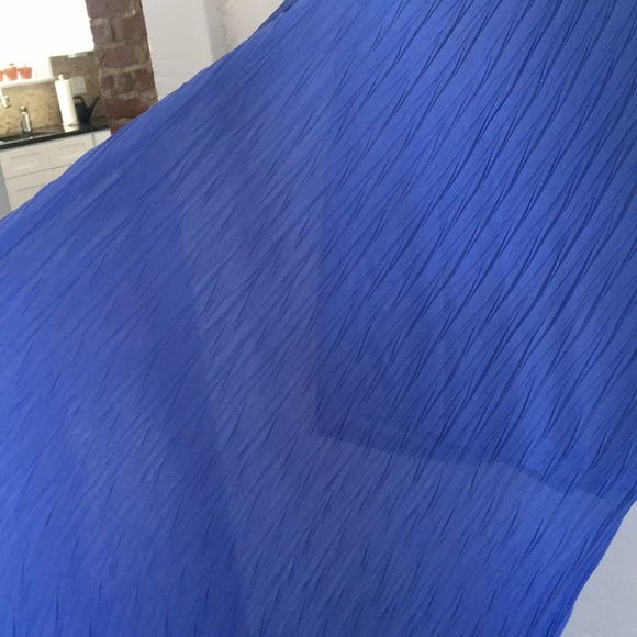 Lilac maxi dress. Sheer with mini underskirt - Picture 2 of 3